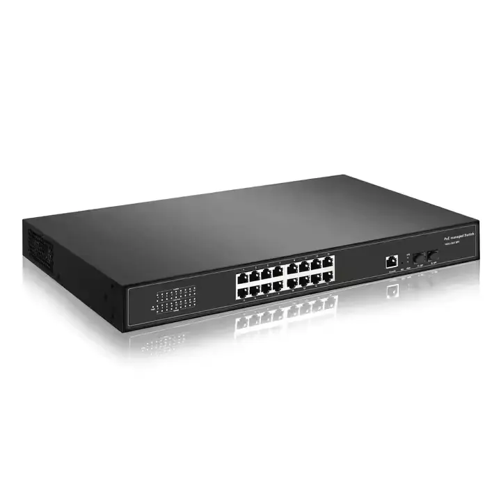 16 Port DC POE Out Switch